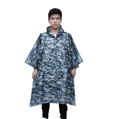Hersteller-Custom Raincoat Polyester-Militärregen-Poncho der hohen Qualität