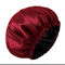 Sgs-Satin-Schlaf-Mütze, 32cm große Satin-Mütze für natürliche Haar-Doppelschicht