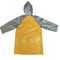 Regenmantel-gelbe und silberne 0.18mm Stärke PVCs wasserdichter Kinder