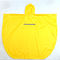 Kundenspezifischer Druck-reflektierender Regen Poncho Yellow Waterproof Adult Raincoat