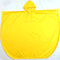 Kundenspezifischer Druck-reflektierender Regen Poncho Yellow Waterproof Adult Raincoat
